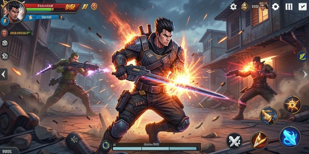 Tampilan aksi seru dalam gameplay 99SL yang menantang.