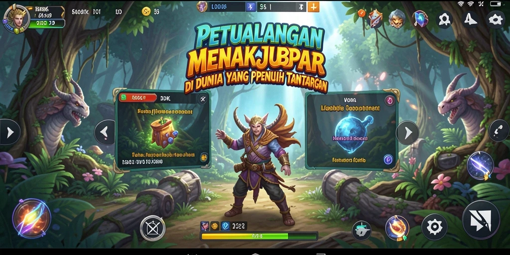 Tangkapan layar menunjukkan aksi seru dalam permainan DKK yang penuh tantangan.