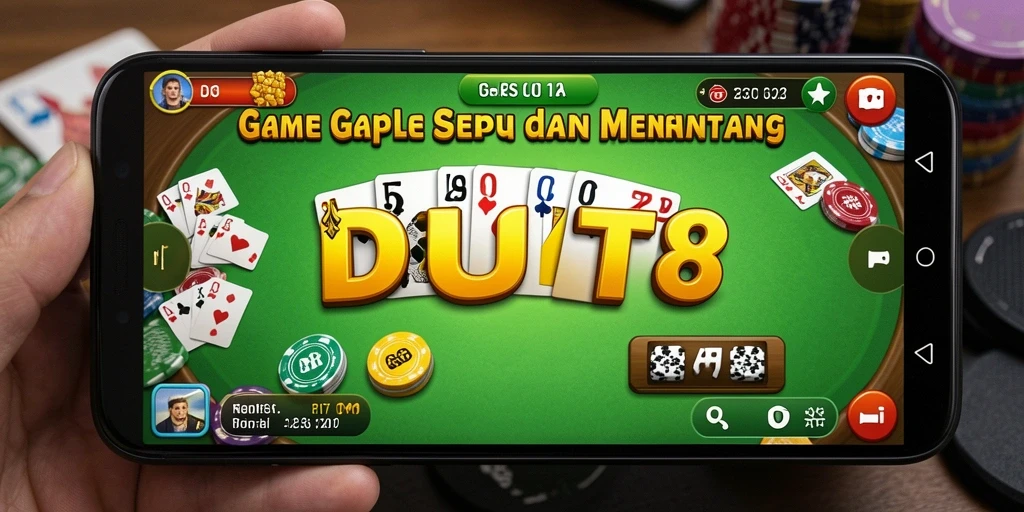 Mainkan Gaple seru dengan DUIT8 dan nikmati kesenangannya.
