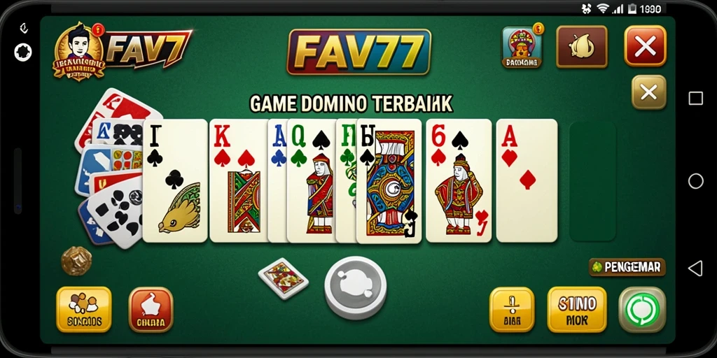 Tampilan gameplay seru dalam FAV77 dengan teman dan lawan.