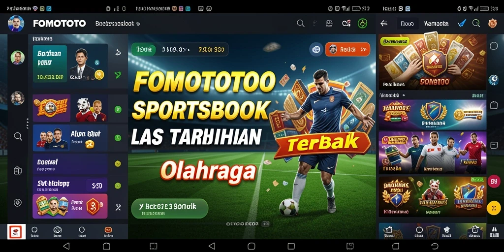 Tampilan gameplay taruhan olahraga di FOMOTOTO yang menarik.