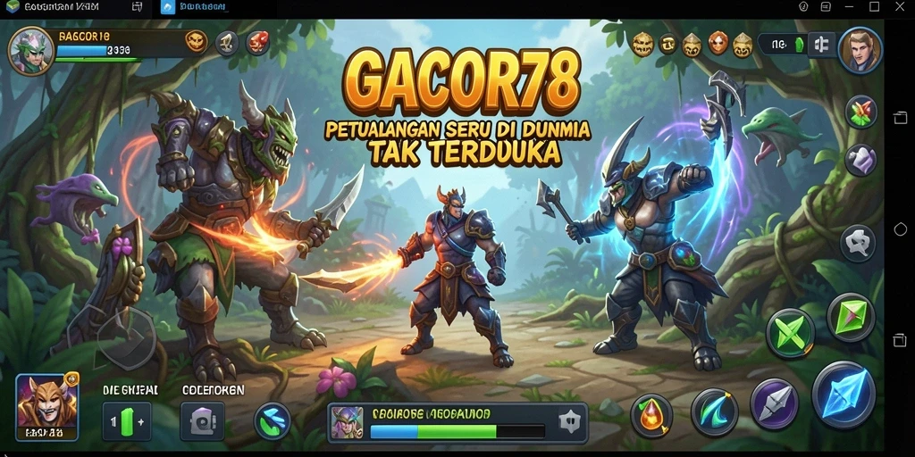 Tampilan gameplay GACOR78 yang menegangkan dan menarik.