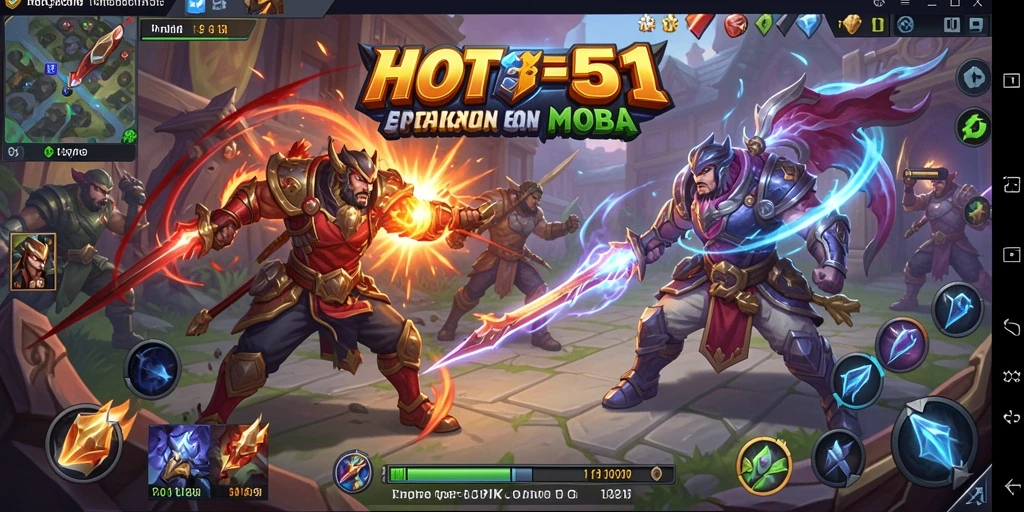 Gameplay seru dalam pertarungan tim di HOT51.