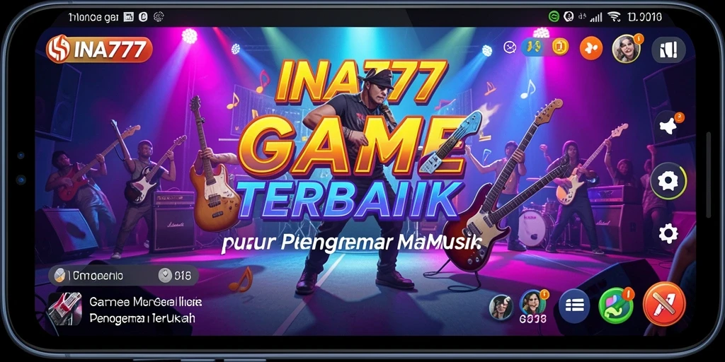 Tampilan screenshot dari gameplay INA777 yang menampilkan keseruan bermain musik.