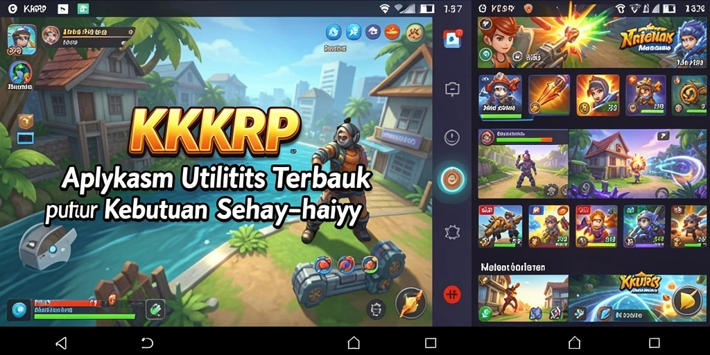Tampilan utama KKRP dengan fitur utilitas lengkap dan antarmuka yang ramah pengguna.