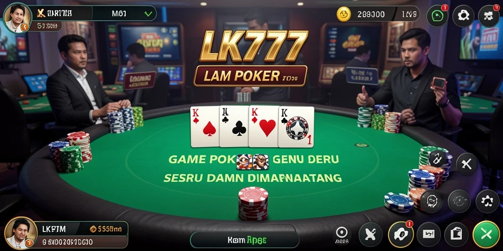 Gameplay menarik dari LK777 menampilkan serunya permainan Poker.